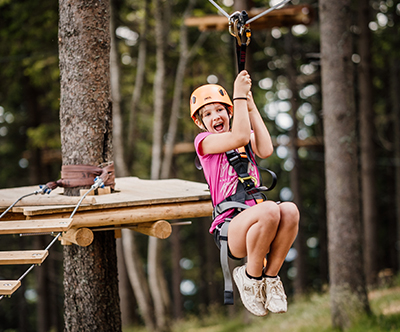 Adrenalinski park Kope: vstopnica z malico