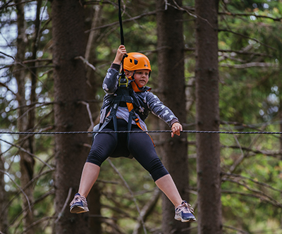 Adrenalinski park Kope: vstopnica z malico