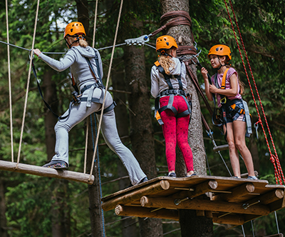 Adrenalinski park Kope: vstopnica z malico