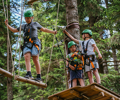 Adrenalinski park Kope: vstopnica z malico