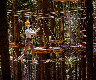 Adrenalinski park Kope: vstopnica z malico