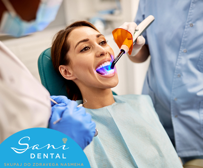 Sani Dental: izdelava zobne zalivke