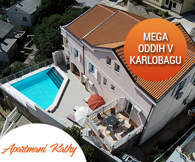 Apartmaji Kathy, Karlobag: mega počitnice