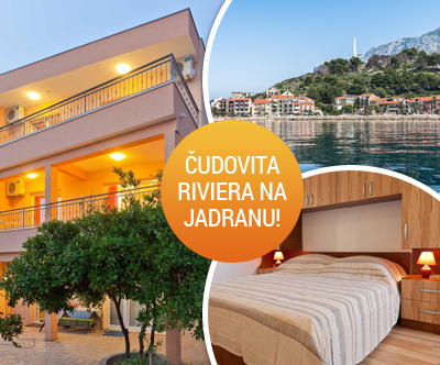 Apartmaji Branka Vela 4*, Makarska: 2x nočitev