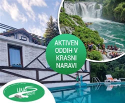 Una Unique Rafting: 1x nočitev, rafting, kajak safari