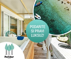 Polidor Camping Park 4*: mobilne hiške Deluxe, jacuzzi