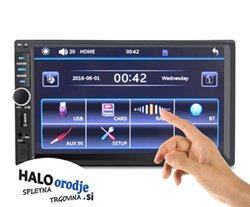 Kvaliteten 1DIN LCD FM avtoradio Renew force, daljinec