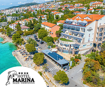 Hotel Marina 4*, Selce: počitnice s polpenzionom