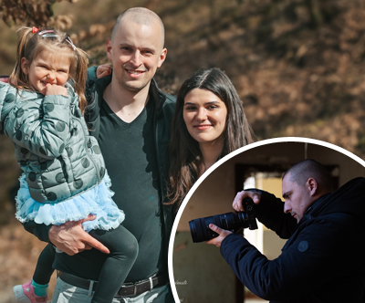 Sara Volmajer: družinsko fotografiranje v naravi