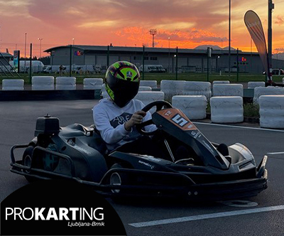 Prokarting Brnik: vožnja z enosednim gokartom