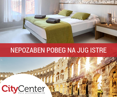 Pula City Center Accommodation 4*: adventni oddih