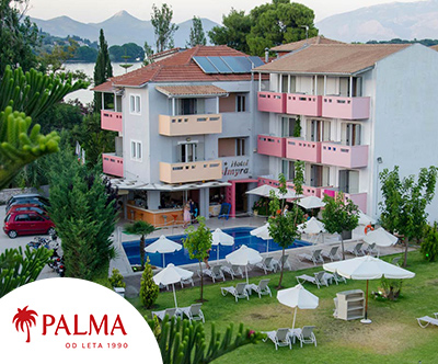 Hotel Palmyra 3*, otok Lefkas v Grčiji