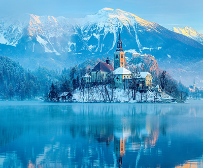 Hotel Park 4*, Bled: čudovita zima