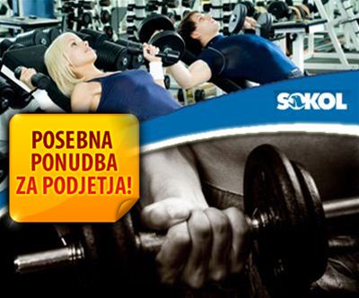 karta za fitnes, aerobiko in savno