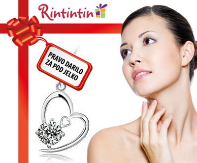 verižica s swarovski kristalom