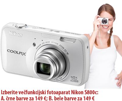  Fotoaparat Nikon S800c