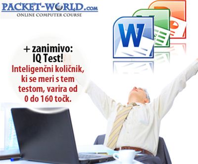 online tečaj PowerPoint-a, Word-a in Excel-a