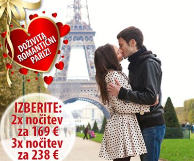 Romanticni Pariz za 2 osebi