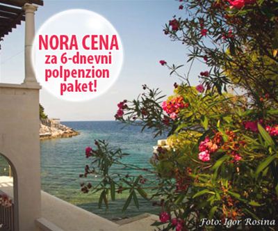 Hrvaška, Mljet: 6 dni polpenzion