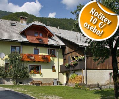 Bohinj apartma 3 dni za 2 le 40 eur