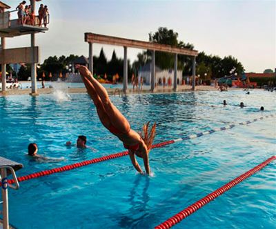 Terme Ptuj kopanje, malica