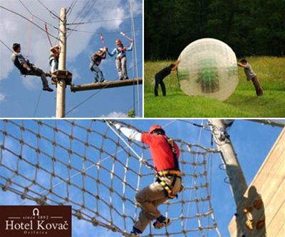 Adrenalinski park in Zorb