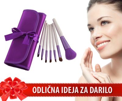 set kozmetičnih čopičev