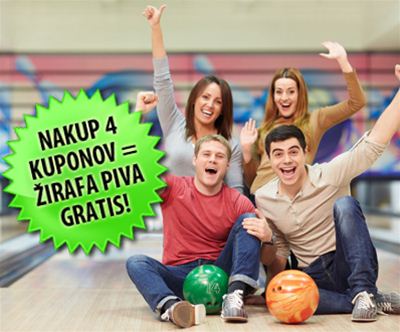 Bowling Klub 300 + obilna mehiška pojedina za do 5 oseb