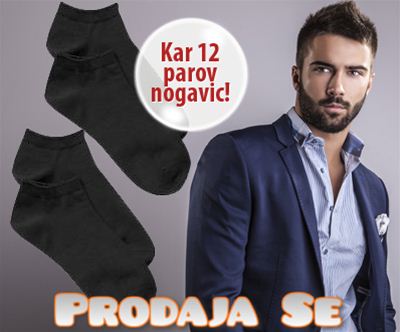 Paket nogavic, 12 parov, 9,96 eur