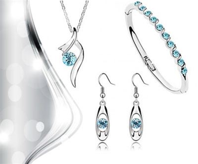 Set nakita modri cirkon