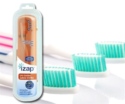 IZAP UV - samodejna dezinfekcija zobne ščetke