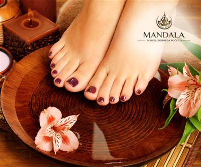 Pedikura Happy Feet z masažo stopal v salonu Mandala