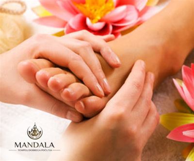 Pedikura Happy Feet z masažo stopal v salonu Mandala
