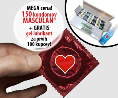 Paket vrhunskih kondomov Masculan® za varne užitke!