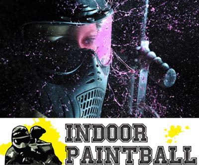 Adrenalinska akcija v vsakem vremenu - indoor paintball