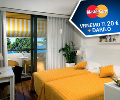 Oddih na otocku Sv. Andrije v Island Hotelu Istra