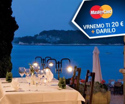 Oddih na otocku Sv. Andrije v Island Hotelu Istra