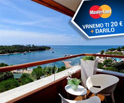 Oddih na otocku Sv. Andrije v Island Hotelu Istra
