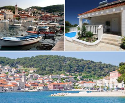 Brač, apartmajska hiša Girasole