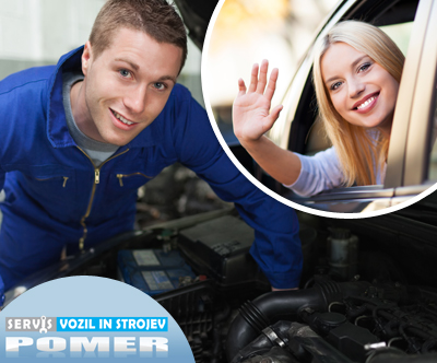 Hiter servis osebnega vozila in zavor