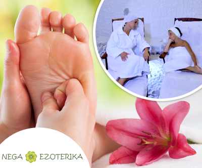 Refleksna masaža stopal med solno terapijo (60 min)
