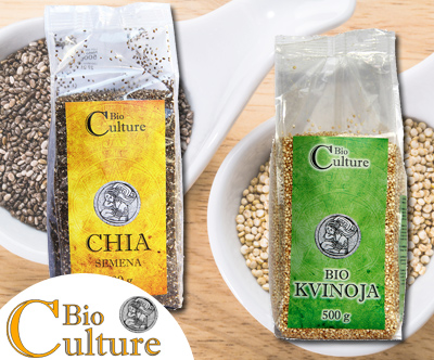 bio chia in bio kvinoja