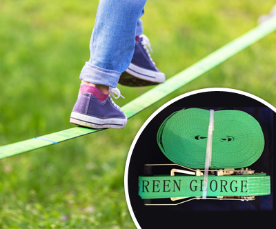 Slackline Green George 