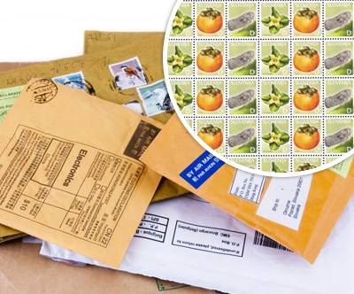 paket poštnih znamk