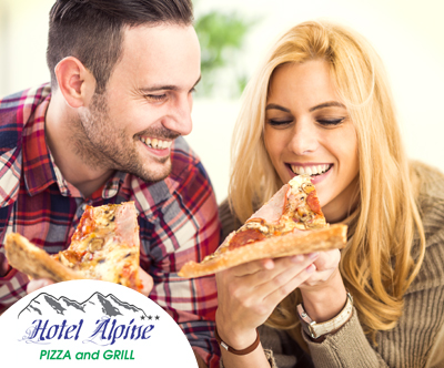 Velika pica po izbiri v Restavraciji Alpine