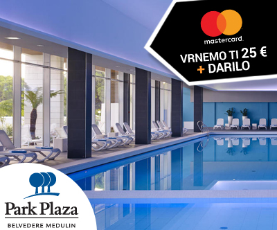 3-dnevni wellness oddih v Hotelu Park Plaza Belvedere