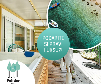 Polidor Camping Park 4*: mobilne hiške Deluxe, jacuzzi