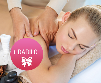 Terapevtska masaža + DARILO: antistres masaža vratu