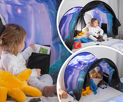 Otroški šotor za posteljo
