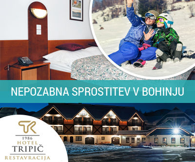 hotel tripič, bohinj